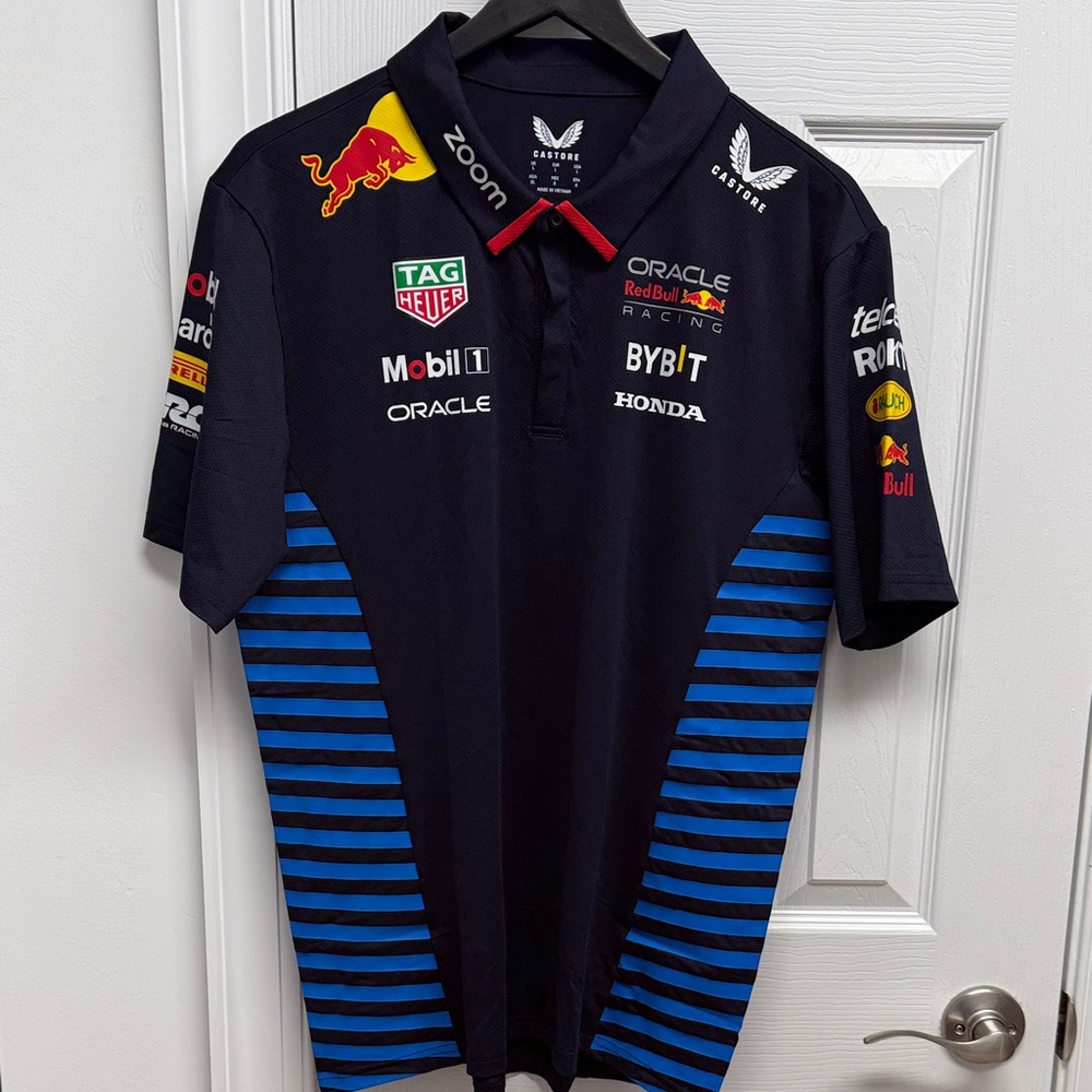 Men's Redbull Racing Navy Polo